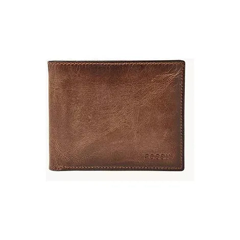 Fossil Derrick Leather RFID Passcase Wallet