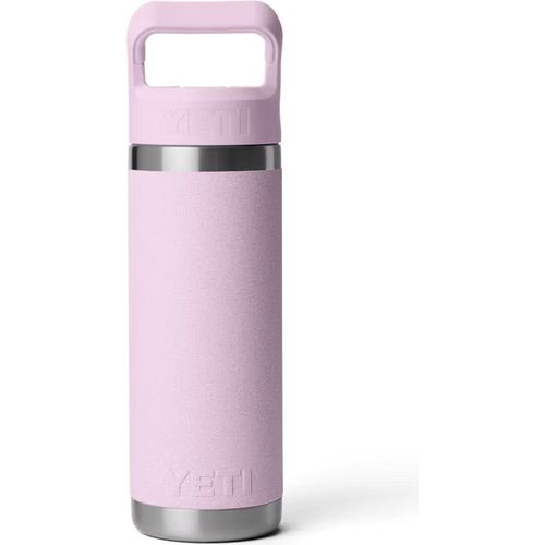 YETI Rambler Water Bottle with Colour-Matched Straw Cap