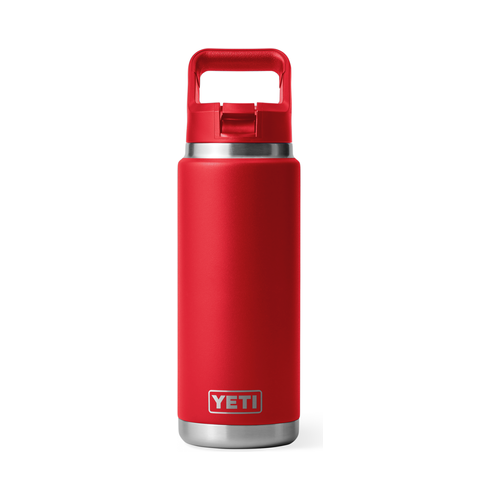 YETI Rambler Water Bottle with Color-matched Straw Cap