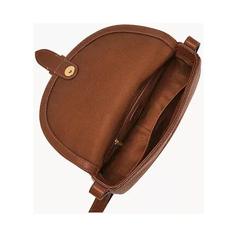 Fossil Everleigh Leather Large Flap Crossbody Bag