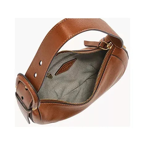 Fossil Harwell Leather Crescent Bag