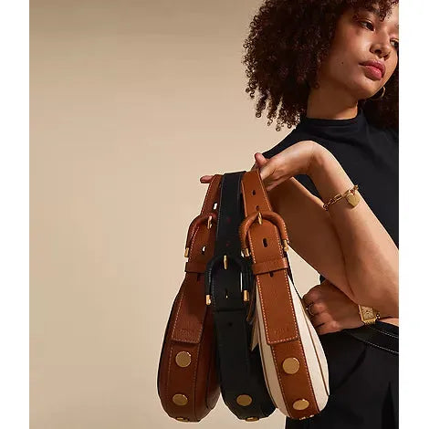 Fossil Harwell Leather Crescent Bag