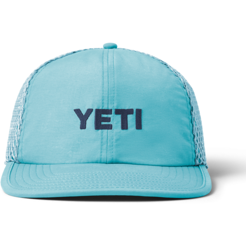 Yeti Logo FX Suede Brim Trucker Hat - Khaki/Tan