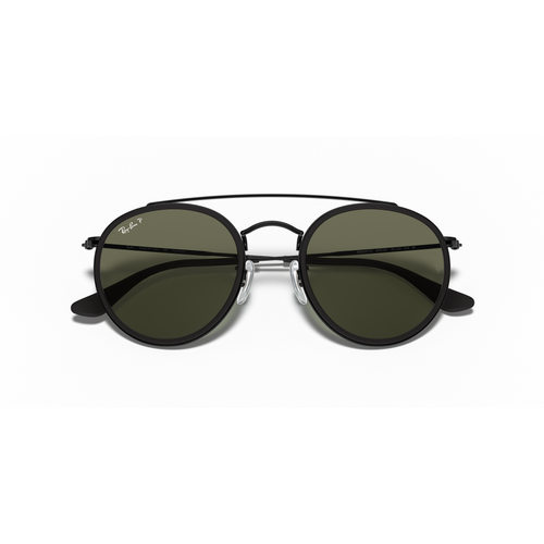 Ray Ban 0RB3647N 002/58 51 Black/Polarized Green Sunglasses