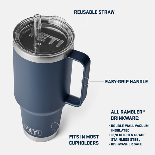 Load image into Gallery viewer, YETI Rambler Straw Mug
