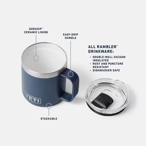 YETI Rambler Stackable Mug With Durasip Ceramic Lining
