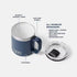 YETI Rambler Stackable Mug With Durasip Ceramic Lining