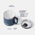 YETI Rambler Stackable Mug With Durasip Ceramic Lining