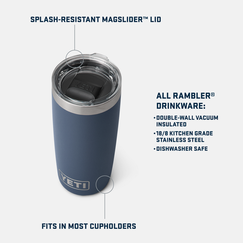 YETI Rambler Tumbler with Magslider Lid