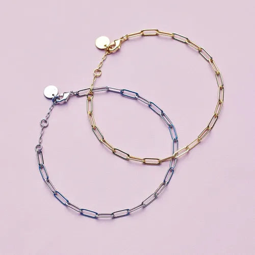 Pura Vida Harper Paperclip Chain Bracelet