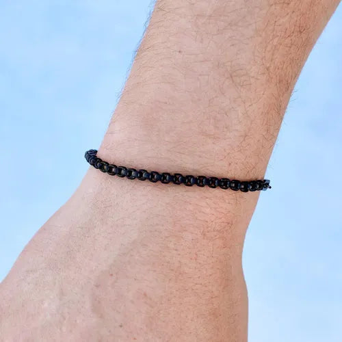 Pura Vida Men's Carabiner Clasp Chain Bracelet