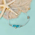 Pura Vida Turquoise Bead Charm Dainty Bracelet