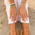 Pura Vida Turquoise Bead Charm Dainty Bracelet