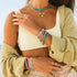 Pura Vida Turquoise Bead Charm Dainty Bracelet