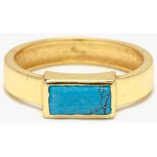 Load image into Gallery viewer, Pura Vida Tulum Turquoise Ring
