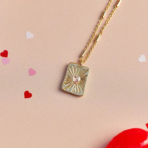 Pura Vida Heart Burst Pendant Necklace