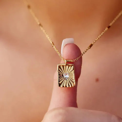 Pura Vida Heart Burst Pendant Necklace