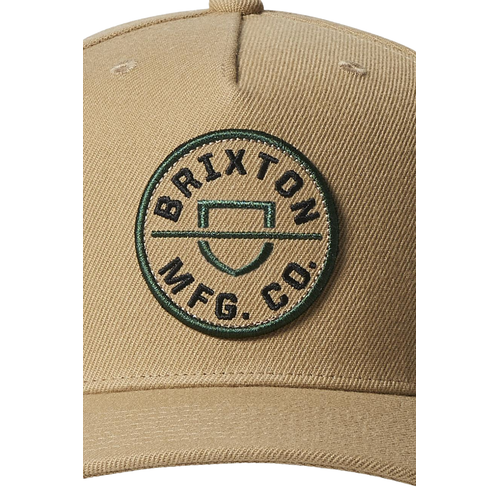 Brixton Crest C Snapback Sand/Pine Needle
