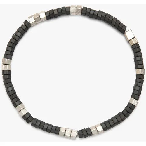 Load image into Gallery viewer, Pura Vida Men&#39;s Faceted Pyrite Stretch Bracelet
