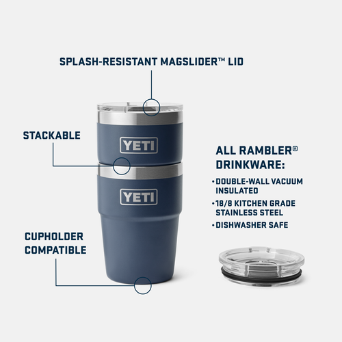 YETI Rambler Stackable Cup with Magslider Lid