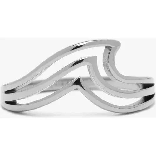 Pura Vida Surfrider Triple Wave Ring