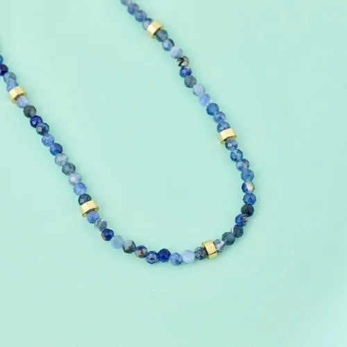 Pura Vida Surfrider Sea Stone Bead Choker