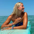 Pura Vida Surfrider Sea Stone Bead Choker