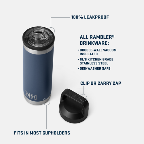 Load image into Gallery viewer, YETI Rambler 532 ml Bottle with Chug Cap
