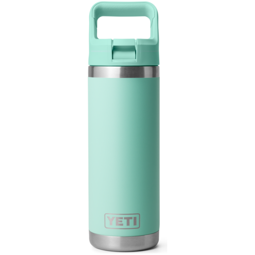 YETI Rambler Water Bottle with Color-matched Straw Cap