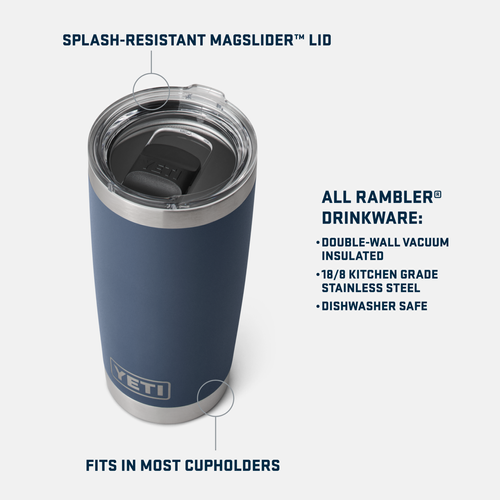 YETI Rambler Tumbler with Magslider Lid