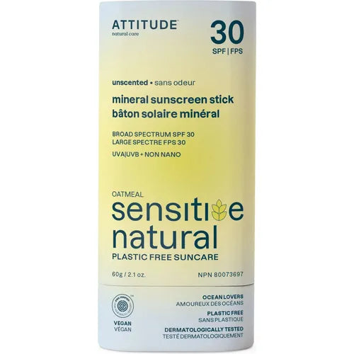 Load image into Gallery viewer, Attitude Mineral Sunscreen Stick for Sensitive Skin
