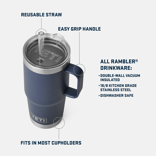 YETI Rambler 739 ml Straw Mug