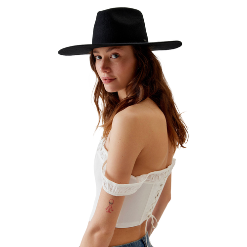 Brixton Primrose Felt Fedora Black XS