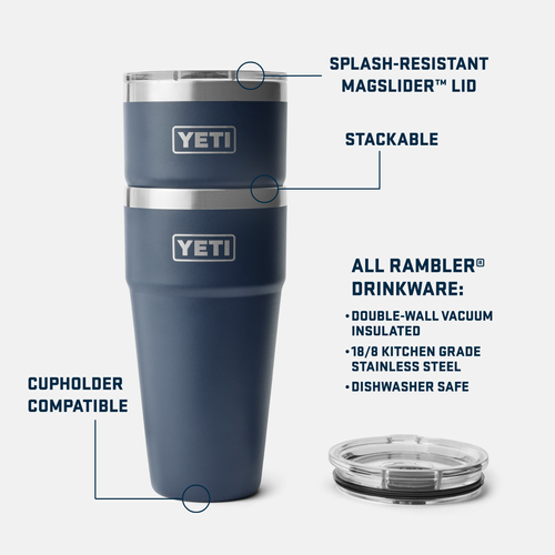 YETI Rambler Stackable Cup with Magslider Lid