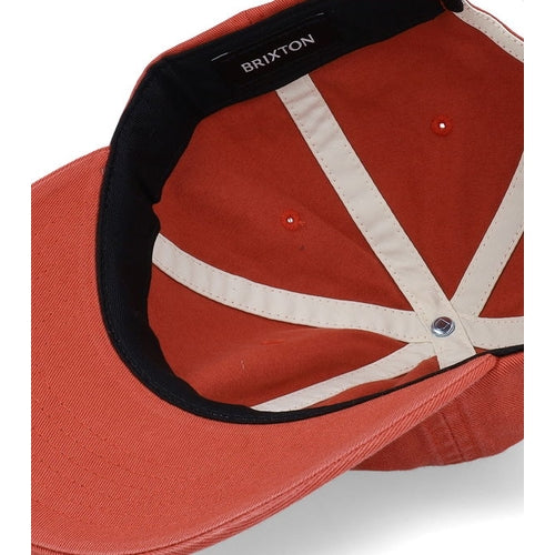 Brixton Alpha LP Cap Marsala Red Vintage Wash