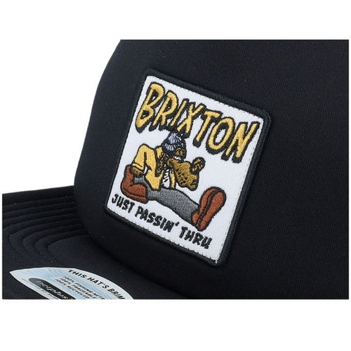 Brixton Passin Thru HP Trucker Hat Black