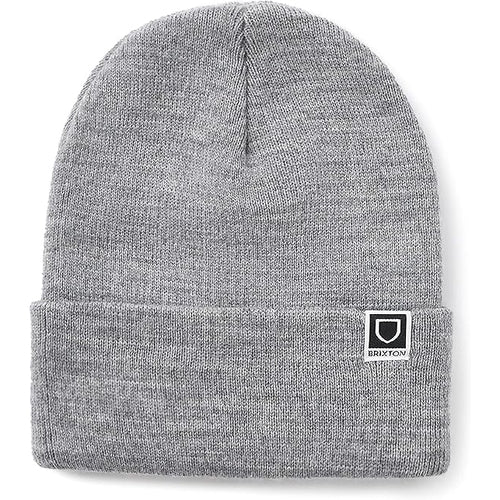 Brixton Harbor Beta Watch Cap Beanie Light Heather Grey