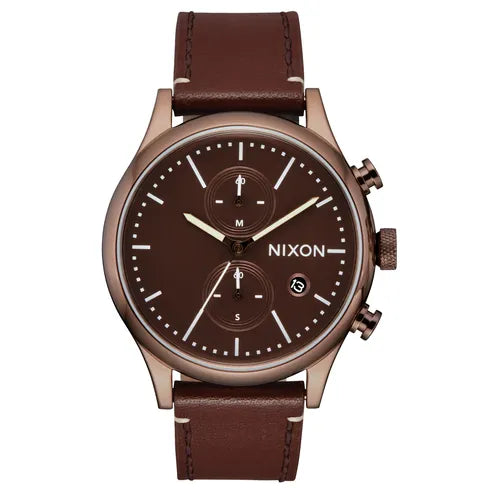 Load image into Gallery viewer, Nixon Station Chrono Leather
