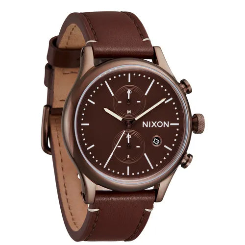 Load image into Gallery viewer, Nixon Station Chrono Leather
