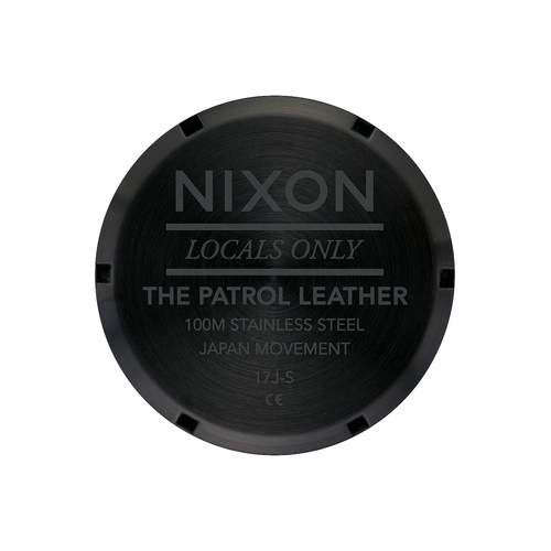 Nixon Patrol Leather Black / Silver / Black