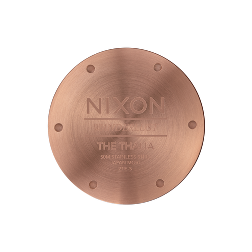 Nixon Thalia Leather Rose Gold / White