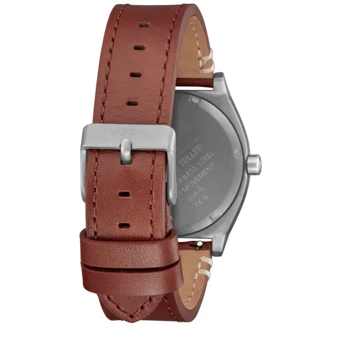 Nixon Time Teller Leather