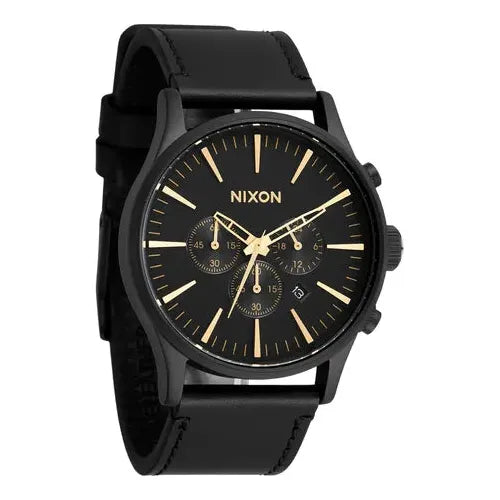 Nixon Sentry Chrono Leather