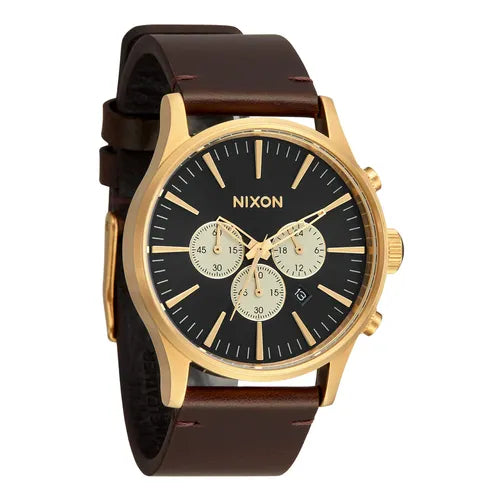 Nixon Sentry Chrono Leather