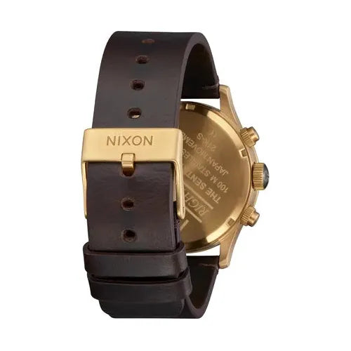 Nixon Sentry Chrono Leather