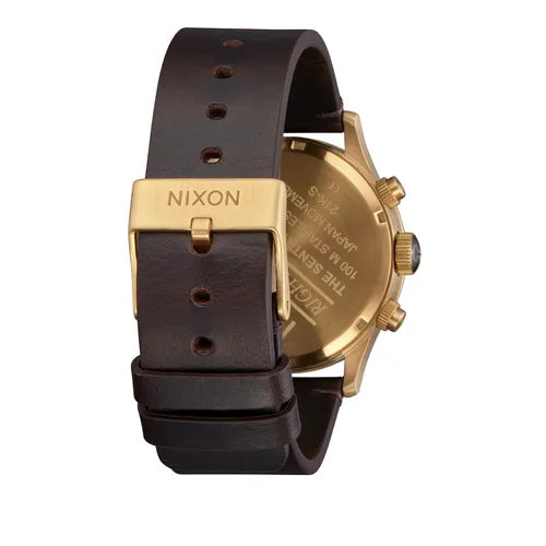 Nixon Sentry Chrono Leather