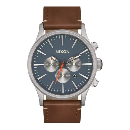 Load image into Gallery viewer, Nixon Sentry Chrono Leather
