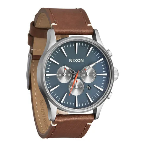 Load image into Gallery viewer, Nixon Sentry Chrono Leather
