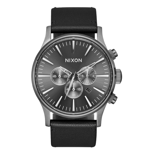 Nixon Sentry Chrono Leather