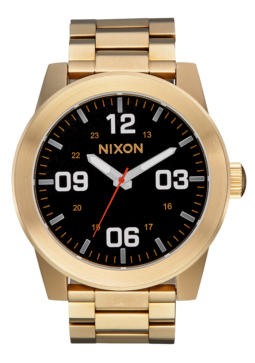 Nixon Corporal Stainless Steel Yellow Gold / Black